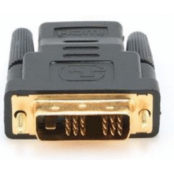 Adaptador HDMI F > DVI-D M Dourado Adaptador HDMI F > DVI-D M Dourado