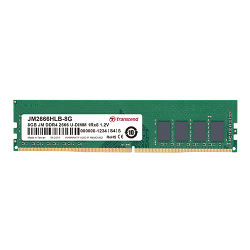 Memória DDR4 8GB 2666MHz Transcend DIMM, CL19 Memória DDR4 8GB 2666MHz Transcend DIMM, CL19