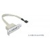 Bracket OEM 2x USB 2.0 Low Profile, 5 pinos, BR_2USB2.0_LP
