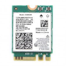 Placa de Rede Intel AC3168 M.2 Wireless, Dual Band, 867 Mbps, Bluetooth