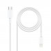 Cabo Lightning Nanocable 1m USB-C, carregamento rápido e resistente