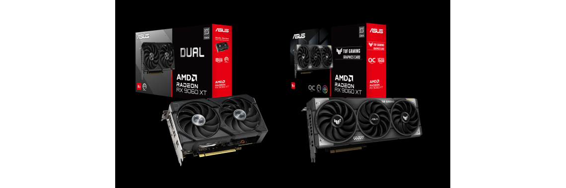 A ASUS revela a Radeon RX 9060 XT para as famílias TUF Gaming, Prime e ASUS Dual