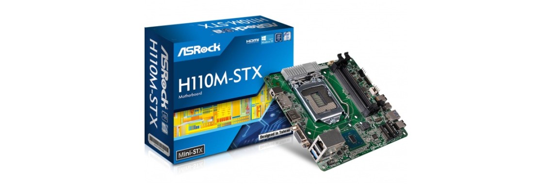 A ASRock lançou a primeira Motherboard Mini-STX baseada em Chipset H110
