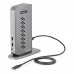 StarTech.com USB-C USB-A Dock, Hybrid Universal USB 3.0 Docking Station for USB-C or USB-A Laptop, Dual Monitor 4K 60Hz HDMI/DisplayPort, 6x USB-A Hub, Gigabit Ethernet, USB 3.1/3.2 Gen 1 - Dual 4K USB-C Dock (DK30A2DHUUE) - Estação de engate - USB -