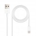 Cabo USB-A para Lightning Nanocable 2m Branco