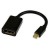 StarTech.com 6in Mini DisplayPort to DisplayPort Video Cable Adapter (MDP2DPMF6IN) - MDP2DPMF6IN