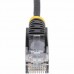Cabo de Rede StarTech.com CAT6 - 3m, Preto, Slim