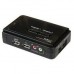 2 Port USB KVM Switch w/Audio+Cables