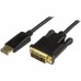 Adaptador StarTech DisplayPort para DVI, 91cm, DP2DVI2MM3
