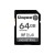 Kingston SDHC Card 64GB Industrial C10 UHS-I U3 V30 A1 pSLC Kingston SDHC Card 64GB Industrial C10 UHS-I U3 V30 A1 pSLC