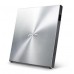 Asus SDRW-08U5S-U/SIL/G/AS  - Gravador de DVD externo, Leitura 8X, Gravação 4X, USB 2.0, Suporte M-DISC - Silver