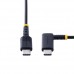 StarTech.com 6in (15cm) USB C Charging Cable Right Angle, 60W PD 3A, Heavy Duty Fast Charge USB-C Cable, USB 2.0 Type-C, Durable and Rugged Aramid Fiber, S20/iPad/Pixel - High Quality USB Charging Cord (R2CCR-15C-USB-CABLE) - Cabo USB - 24 pin USB-C StarTech.com 6in (15cm) USB C Charging Cable Right Angle, 60W PD 3A, Heavy Duty Fast Charge USB-C Cable, USB 2.0 Type-C, Durable and Rugged Aramid Fiber, S20/iPad/Pixel - High Quality USB Charging Cord (R2CCR-15C-USB-CABLE) - Cabo USB - 24 pin USB-C