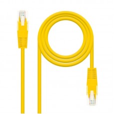 Cabo de Rede Nanocable Cat6e, 1m, RJ45, UTP, Amarelo - 10.20.0401-Y Cabo de Rede Nanocable Cat6e, 1m, RJ45, UTP, Amarelo - 10.20.0401-Y