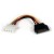 StarTech.com 6in SATA to LP4 Power Cable Adapter - F/M - Power adapter - SATA power (M) to 4 pin internal power (F) - 5.9 in - black - LP4SATAFM6IN - Adaptador de alimentação - SATA de alimentação (M) para 4 PIN potência interna (F) - 15 cm - preto -