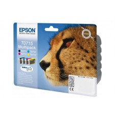 Tinteiro EPSON T0715 Multipack 4 Cores + RF - D78/DX4000/4050/5000/5050