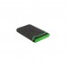 Disco Rígido Externo Transcend StoreJet 25M3C 2TB, USB-C, Preto/Verde