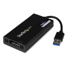 StarTech.com USB 3.0 to DisplayPort Adapter - DisplayLink Certified - 4K 30Hz - Adaptador USB/DisplayPort - Compatível com TAA - USB Tipo A (M) para DisplayPort (F) - USB 3.0 - 9 m - suporte de 4K, alimentação USB - preto - para P/N: MDP2DPMM10, MDP2 StarTech.com USB 3.0 to DisplayPort Adapter - DisplayLink Certified - 4K 30Hz - Adaptador USB/DisplayPort - Compatível com TAA - USB Tipo A (M) para DisplayPort (F) - USB 3.0 - 9 m - suporte de 4K, alimentação USB - preto - para P/N: MDP2DPMM10, MDP2