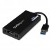 StarTech.com USB 3.0 to DisplayPort Adapter - DisplayLink Certified - 4K 30Hz - Adaptador USB/DisplayPort - Compatível com TAA - USB Tipo A (M) para DisplayPort (F) - USB 3.0 - 9 m - suporte de 4K, alimentação USB - preto - para P/N: MDP2DPMM10, MDP2 StarTech.com USB 3.0 to DisplayPort Adapter - DisplayLink Certified - 4K 30Hz - Adaptador USB/DisplayPort - Compatível com TAA - USB Tipo A (M) para DisplayPort (F) - USB 3.0 - 9 m - suporte de 4K, alimentação USB - preto - para P/N: MDP2DPMM10, MDP2