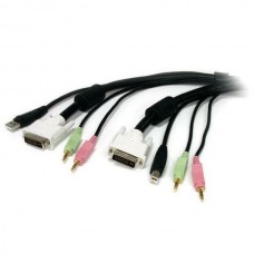 Cabo Startech USBDVI4N1A6 USB 2.0 A para DVI-I