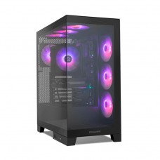 NOX HUMMER GLOCK FRAMELESS GLASS MID TOWER BLACK CASE