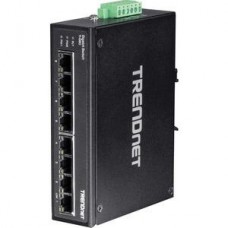 Switch de Rede Trendnet TI-G80, 8 Portas Gigabit, Montagem em Trilho DIN