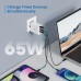 Ewent Cargador Carga Rapido 65w Usb-C Y Usb-A
