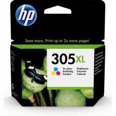 Tinta Original Hp 305 Xl Alta Capacidad Tricolor 3ym63ae