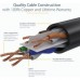 Cabo de Rede StarTech Cat6 UTP 50cm Preto