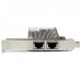 Adaptador de Rede Startech Ethernet 10Gbps, 2 Portas, PCI Express Adaptador de Rede Startech Ethernet 10Gbps, 2 Portas, PCI Express