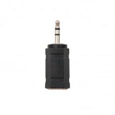 Adaptador de Áudio Nanocable, Jack 2.5mm-H para Jack 3.5mm-M, Preto Adaptador de Áudio Nanocable, Jack 2.5mm-H para Jack 3.5mm-M, Preto