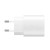 Samsung Galaxy Cargador Usb Type C 25w Blanco