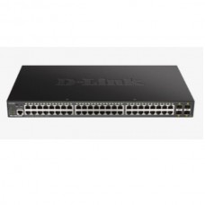 D-Link 48-Port Giga Poe Smart 4x10g Sfp+ Dgs-1250-52xmp/E