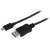 StarTech.com 6ft/1.8m USB C to DisplayPort 1.2 Cable 4K 60Hz, USB-C to DisplayPort Adapter Cable HBR2, USB Type-C DP Alt Mode to DP Monitor Video Cable, Works with Thunderbolt 3, Black - USB-C Male to DP Male - Cabo DisplayPort - 24 pin USB-C (M) par