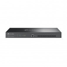 TP-LINK - JetStream 8-Port 10GE SFP+ L2+ Managed Switch, 8× 10G SFP+ Slots, RJ45/Micro-USB Console Port, 1U 19-inch Rack-mountable Steel Case