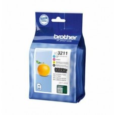 Tinteiro BROTHER LC3211VAL Pack 4 Cores - DCPJ572, MFCJ491/497/890/895