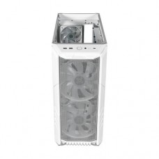 Caixa Cooler Master HAF 500 E-ATX ARGB Branca com Painel de Cristal Temperado