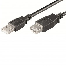 Ewent Cabo Extensão Usb 2.0 M/F Preto 3mt