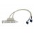 StarTech.com 2 Port USB A Female Low Profile Slot Plate Adapter - USBPLATELP StarTech.com 2 Port USB A Female Low Profile Slot Plate Adapter - USBPLATELP