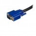 StarTech.com 2-in-1 USB KVM Cable - Keyboard / video / mouse / USB cable - HD-15 (VGA), USB Type B (M) to USB, HD-15 (VGA) - 6 ft - SVUSB2N1_6 - Cabo de teclado / vídeo / rato / USB - HD-15 (VGA), USB Tipo B (M) para USB, HD-15 (VGA) - 1.8 m - para P