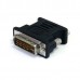 StarTech.com DVI to VGA Cable Adapter - Black - M/F - DVI-I to VGA Converter Adapter (DVIVGAMFBK) - Adaptador VGA - DVI-I (M) para HD-15 (VGA) (F) - moldado, parafusos manuais - preto