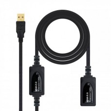 Cabo USB 2.0 Nanocable Extensor com Amplificador 10m Cabo USB 2.0 Nanocable Extensor com Amplificador 10m