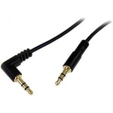 Cabo de Áudio Startech 3,5mm, 1,8m, Angulado