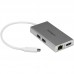 USB C Multiport Adapter - PD - Silver