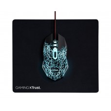 TRUST BASICS GAMING MOUSE & PAD - 24752