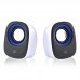 Ewent Colunas 2.0 5w Rms Volume Control Usb Powered White/Black