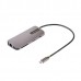 StarTech.com USB C Multiport Adapter, 4K 60Hz HDMI Video, 3 Pt 5Gbps USB-A Hub, 100W Power Delivery Pass-Through, GbE, SD/MicroSD, USB Type-C Mini Travel Dock, 12