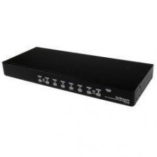 Chaveador KVM StarTech SV831DUSBGB - 8 Portas VGA, USB e PS/2 Chaveador KVM StarTech SV831DUSBGB - 8 Portas VGA, USB e PS/2