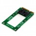 StarTech.com mSATA to SATA HDD / SSD Adapter - Mini SATA to SATA Converter Card - mSATA to SATA 2.5/3.5 Hard Drive Adapter Converter Card (MSAT2SAT3) - Controlador de memória - 1 Canal - mSATA - SATA 6Gb/s