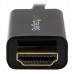 StarTech.com 6.5 ft / 2m DisplayPort to HDMI converter cable - 4K (DP2HDMM2MB) - Cabo adaptador - DisplayPort macho para HDMI macho - 2 m - preto - suporte de 4K - para P/N: DK30CH2DEP, DK30CH2DEPUE, DK30CH2DPPD, DK30CH2DPPDU, DK30CHDDPPD, DK30CHDPPD
