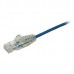 StarTech.com 50cm Slim LSZH CAT6 Ethernet Cable, 10 Gigabit Snagless RJ45 100W PoE Patch Cord, CAT 6 10GbE UTP Network Cable w/Strain Relief, Blue, Fluke Tested/ETL, Low Smoke Zero Halogen - Category 6 - 28AWG (N6PAT50CMBLS) - Cabo patch - RJ-45 (M)
